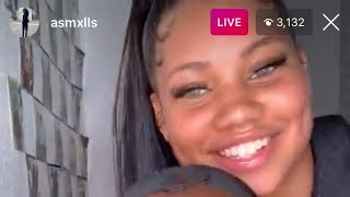 Asmxlls Getting whine from Teeyana on Instagram live 😜 Teesquard x [upl. by Traver847]