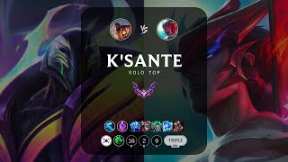 KSante Top vs Yone  KR Master Patch 148 [upl. by Quarta]