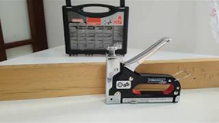 HOW TO USE STAPLER  NAILER [upl. by Eeralav]