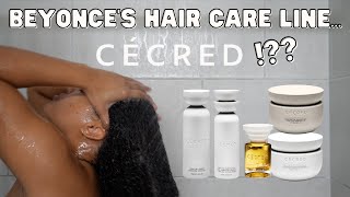 is CECRED worth it HONEST  DETAILED review of Beyonces NEW hair care line with textured hair [upl. by Yllaw]