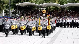 Königgrätzer Marsch  Hohenfriedberger Marsch  Gelöbnis 20 Juli 2019 [upl. by Steve]