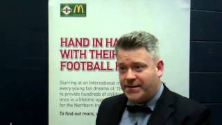 Stephen Lynch  Irish FA McDonalds Coach of the Year 2013 [upl. by Eerrehc]