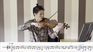 Theme and Variation ABRSM Violin Grade 3 A2 20202023  PlayAlong Series [upl. by Keligot748]