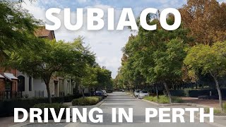 Driving Around SUBIACO Perth Western Australia [upl. by Pius]