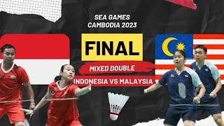 🔴LIVE FINAL BADMINTON MD l 🇮🇩 INA Vs MAS 🇲🇾 SEA GAMES CAMBODIA 2023 [upl. by Seldun]