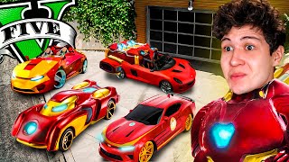 ROBANDO COCHES de IRON MAN en GTA 5 🚘💥 Mods [upl. by Costello]