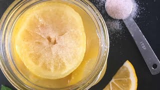 Fermented Lemons Recipe 2 Ingredients [upl. by Kaliski]