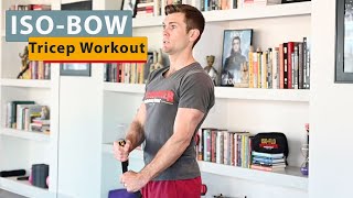 Bullworker ISOBOW Triceps Workout Routine [upl. by Zedecrem]