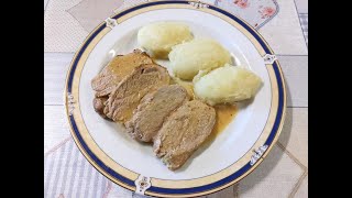 Filet mignon au four ailampmoutardeMuschiulet de porc la cuptorBaked tenderloinsЗапеченная вырезка [upl. by Lisette652]