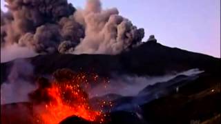 Volcano Etna Sicily Eruption 2002 [upl. by Sandell]