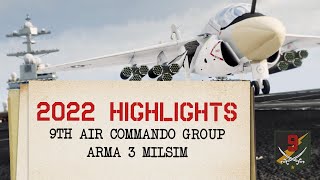 2022 ARMA 3 Highlights  9th Air Commando Milsim [upl. by Yellac93]