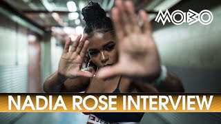 Nadia Rose Talks Record Label Disputes winning a MOBO Writing For Rihanna  Interview [upl. by Ayatan608]