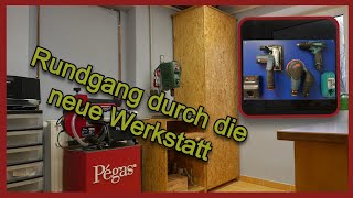 Meine neue Werkstatt  Rundgang  Werkzeughalter [upl. by Rehprotsirhc936]