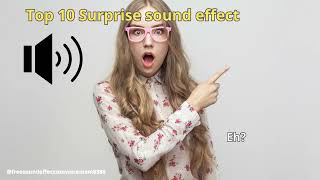 TOP 10 SURPRISE SOUND EFFECT [upl. by Aretse433]