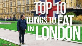 Top 10 Things to Eat in London Best British Food  SAM THE COOKING GUY 4K [upl. by Idihc]