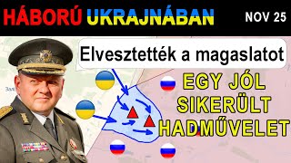 Nov 25 JÓ HÍR Az ukránok SIKERES ELLENTÁMADÁST HAJTANAK VÉGRE [upl. by Hare186]