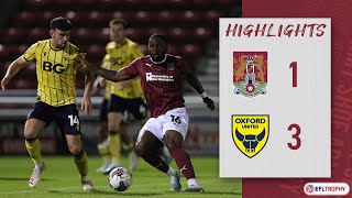 HIGHLIGHTS Northampton Town 1 Oxford United 3 [upl. by Darach174]