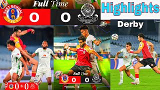 ISL Derby💥 Mohammedan SC vs East Bengal FC 💥 Match Highlights All Goal 0  0 [upl. by Cleopatra]