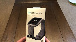 Unboxing Fitbit Versa Special Edition Fitness Smartwatch [upl. by Caria]