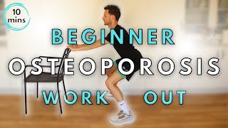 Beginner Osteoporosis WEIGHT BEARING Workout 10 MINs osteoporosis [upl. by Coumas]