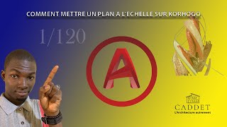 COMMENT METTRE UN PLAN A LECHELLE SUR AUTOCAD TUTO DEBUTANT [upl. by Clemente]