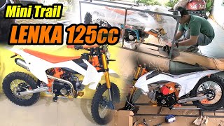 REVIEW  MURAH LENKA Mini Trail 125cc Keren [upl. by Derdle563]