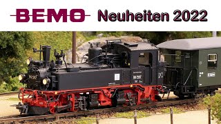 Bemo Neuheiten 2022  Modellbahn Spur H0m H0e und 0m [upl. by Sybley]