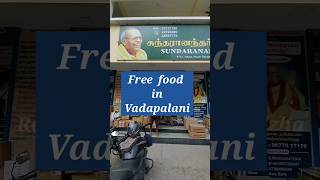 Free food in chennai  free food in vadapalani  food review shorts trending short shortvideo [upl. by Loomis655]