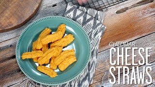 How To Make Homemade Cheddar Cheese Straws  Southern Living [upl. by Suiratnod]