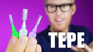 🦷 Dentist Reviews TEPE INTERDENTAL Brush Tutorial on How to Angle Use It amp Avoid Bleeding [upl. by Imarej]