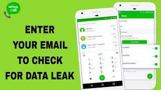 How To Enter Your Email To Check For Data Leak On Whoscall App [upl. by Alcock289]