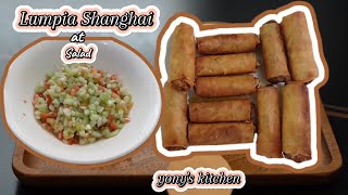 CRUNCHY LUMPIA SHANGHAI with a CUCUMBER SALAD [upl. by Maurer]