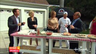 how to make pizza in TV Home amp Family With Maestro Vito Iacopelli [upl. by Aikahc]