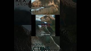 Tyrannosaurus Rex vs Edmontosaurus Annectens edit 1v1 paleontology dinosaurs cretaceous [upl. by Michaele]