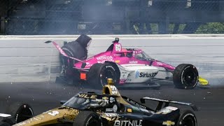 Worst Simon Pagenaud Crash Each Year 20122023 [upl. by Molly803]