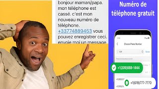 comment obtenir un numéro de téléphone virtuelle gratuit en 2024 [upl. by Cofsky434]