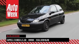 Opel Corsa 14i – 1998 – 351339 km  Klokje Rond [upl. by Larrad965]