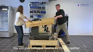 Unboxing the ERFLEX Mobile Cobot in Under an Hour  Enabled Robotics [upl. by Parsons783]