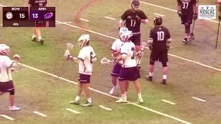 Mens Lacrosse Amherst vs Bowdoin  NESCAC Quarterfinal Highlights 42923 [upl. by Corenda268]