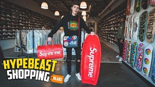 Hypebeast Shopping For Expensive Supreme [upl. by Lerad740]