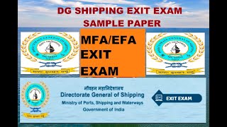 MFAEFA EXIT EXAM QUESTIONS AND ANSWERS REFRESHER EXIT EXAM [upl. by Sufur]