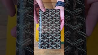 unboxing goyard SaintRoch long wallet [upl. by Rheinlander455]