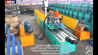 durafence metal machine dura fence roll forming machine [upl. by Netsrak]