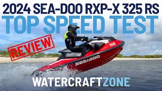 2024 Sea Doo RXPX 325 RS Review Top Speed Test [upl. by Holey]