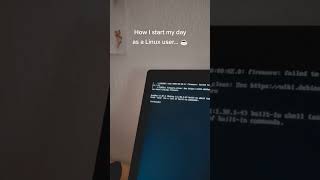 How I start my day as a Linux user 🙄 [upl. by Brinkema]