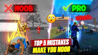 5 MISTAKES MAKE YOU NOOB 🔥  PRO TIPS AND TRICKS 2024  FIREEYES GAMING  FREE FIRE MAX [upl. by Iman891]