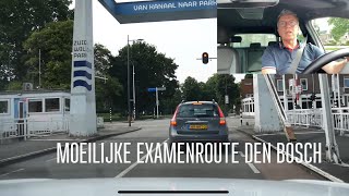 MOEILIJKE EXAMENROUTE DEN BOSCH [upl. by Namreg]