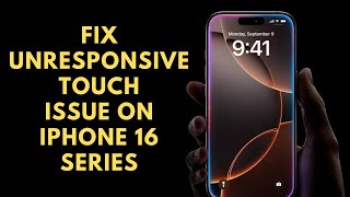 How To Fix Unresponsive Touch Screen Issue On iPhone 1616 Pro Series [upl. by Abas]