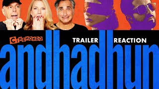 Andhadhun Reaction  Official Trailer Indian Neo Noir [upl. by Krauss]