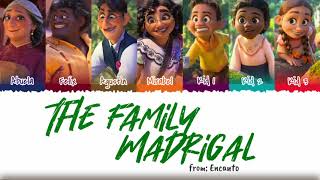 Stephanie Beatriz Olga Merediz  The Family Madrigal from Encanto Color Coded Lyrics [upl. by Arde]